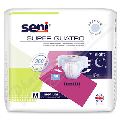Seni Super Quatro inkon.plenkové kalhotky M 10ks