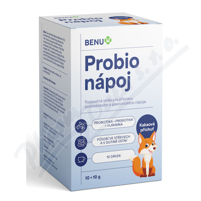 BENU Probio nápoj kakaová příchuť 10x10g