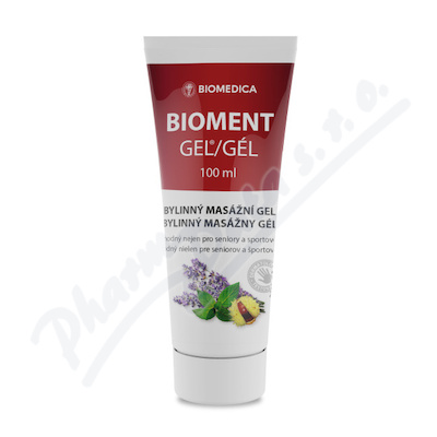 BIOMENT bylinný masážní gel 100ml