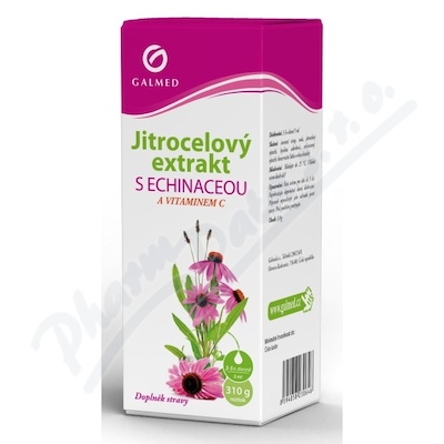 Jitrocelový extrakt s echinac.a vit.C 310g Galmed