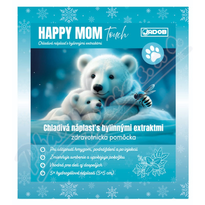 Jadob HAPPY MOM Touch chladivá náplast 5x5cm 5ks