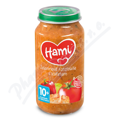 Hami příkrm zel.ratatouille s kuřetem +10M 250g