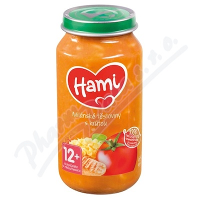 Hami Milánské těstoviny s krůtou 250g 12M