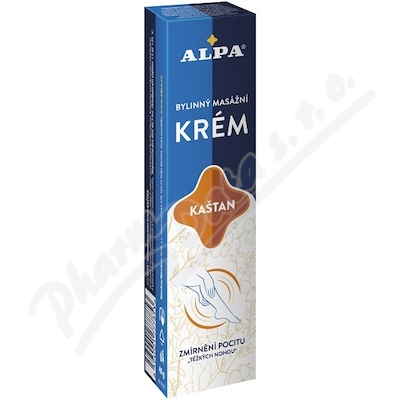 Alpa bylinný masážní krém kaštan 40ml