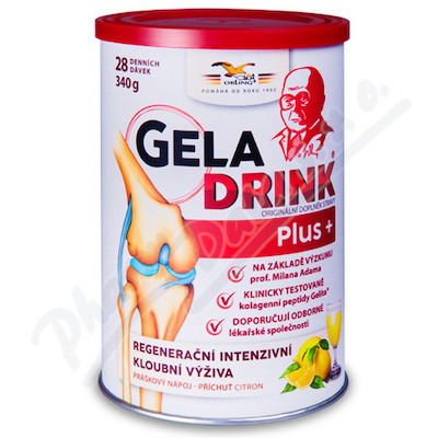 Geladrink Plus+ práškový nápoj citrón 340g