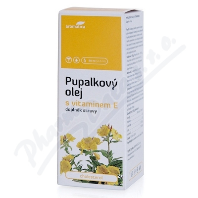 AROMATICA Pupalkový olej s vit.E od 3 let 50ml