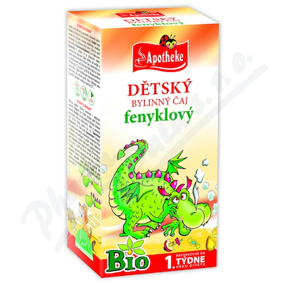 Apotheke Dětský bylinný čaj fenyklový BIO 20x1.5g