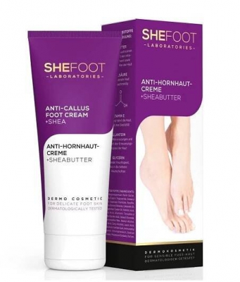 SHEFOOT KRÉM PROTI MOZOLŮM S BAMBUCKÝM MÁSLEM 75ML