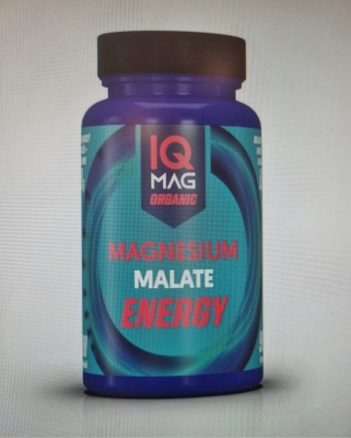 IQ MAG ENERGY ORGANICKÝ HOŘČÍK MALÁT+ B6 90 TOB.
