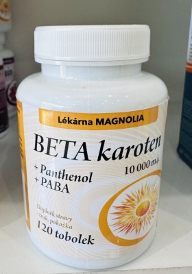 Lékárna Magnolia BETA karoten 10 000 m.j.