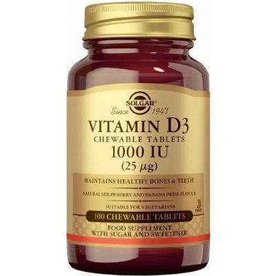 Solgar Vitamín D3 1000 IU 100 tablet
