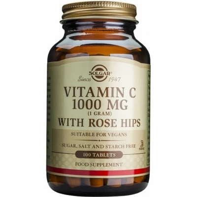 Solgar Vitamín C 1000 mg se šípkem 100 tablet