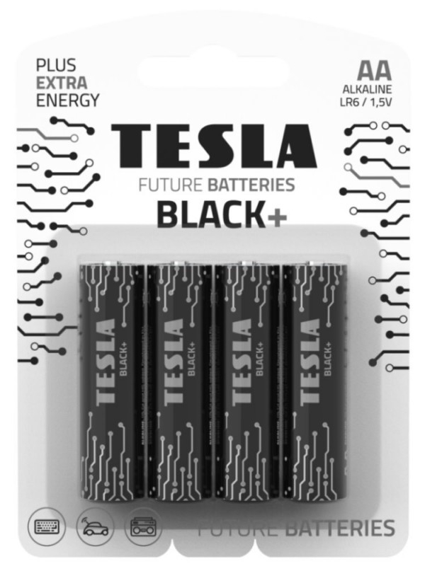 Baterie tužková AA TESLA alkaline 4 ks