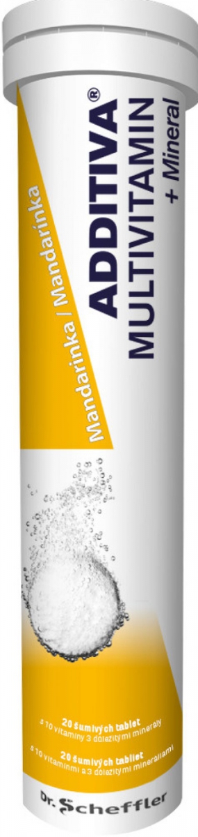 Additiva Multivitamin + mineral Mandarinka 20 šum.