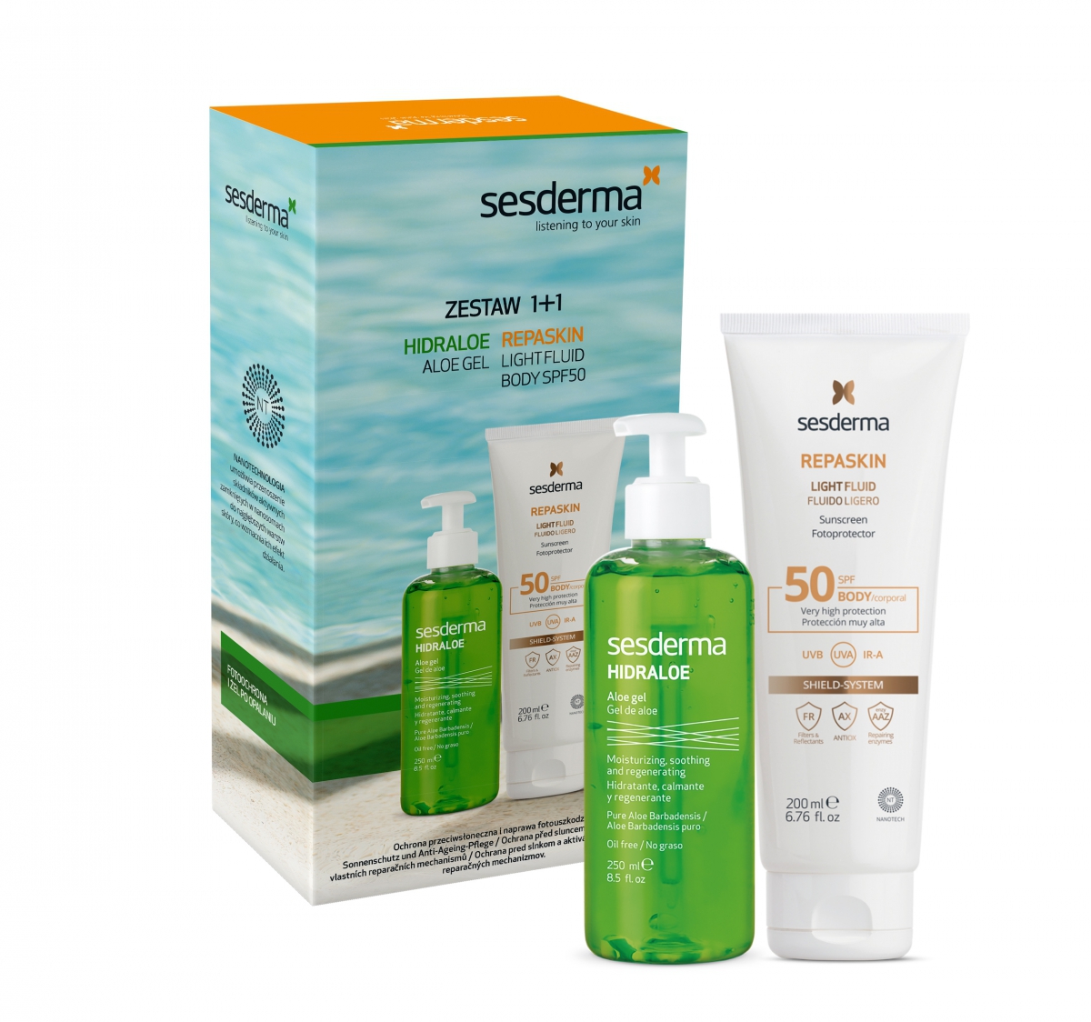 SESDERMA SADA REPASKIN BODY 200ml + Aloe gel