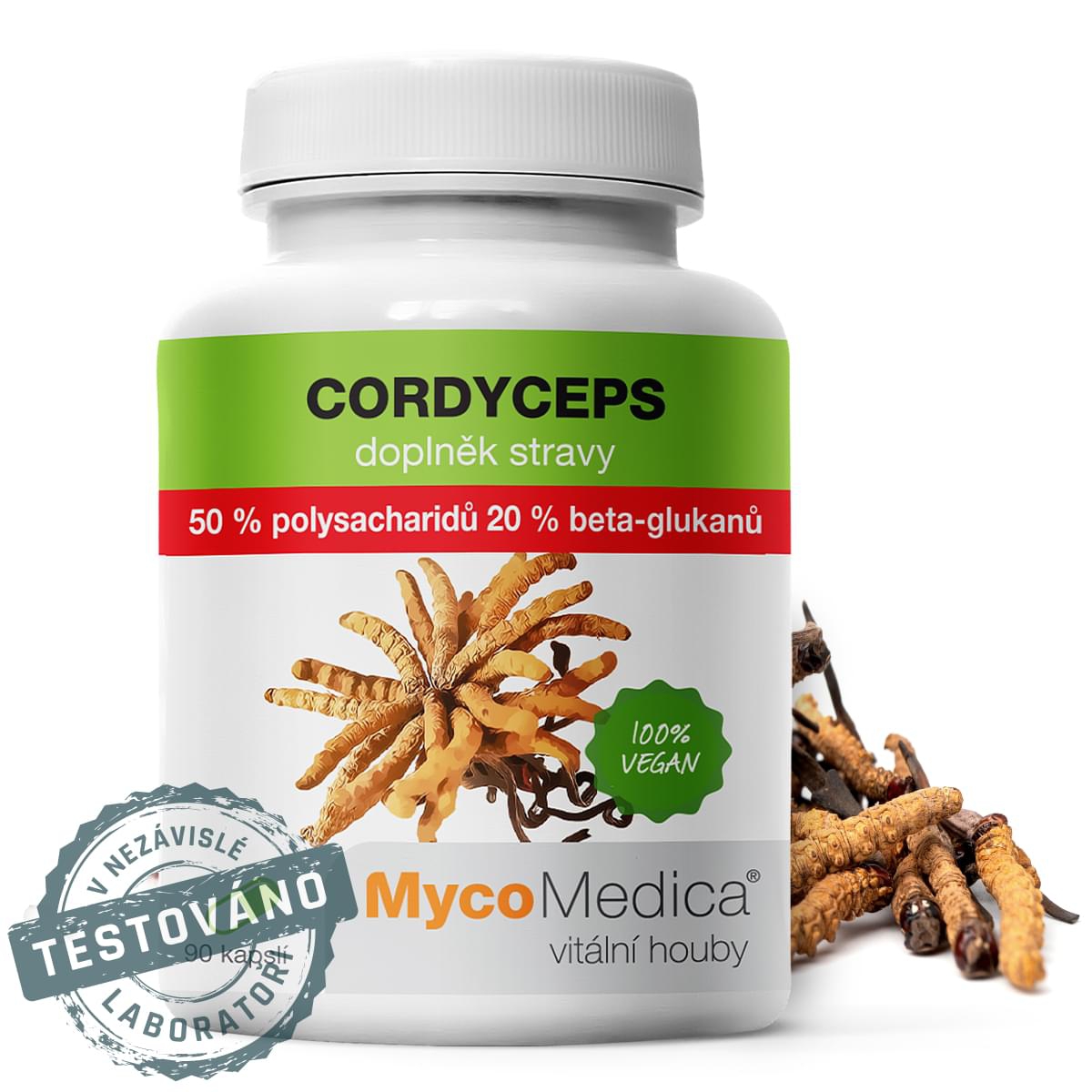 MYCOMEDICA CORDYCEPS 50% 90 CPS