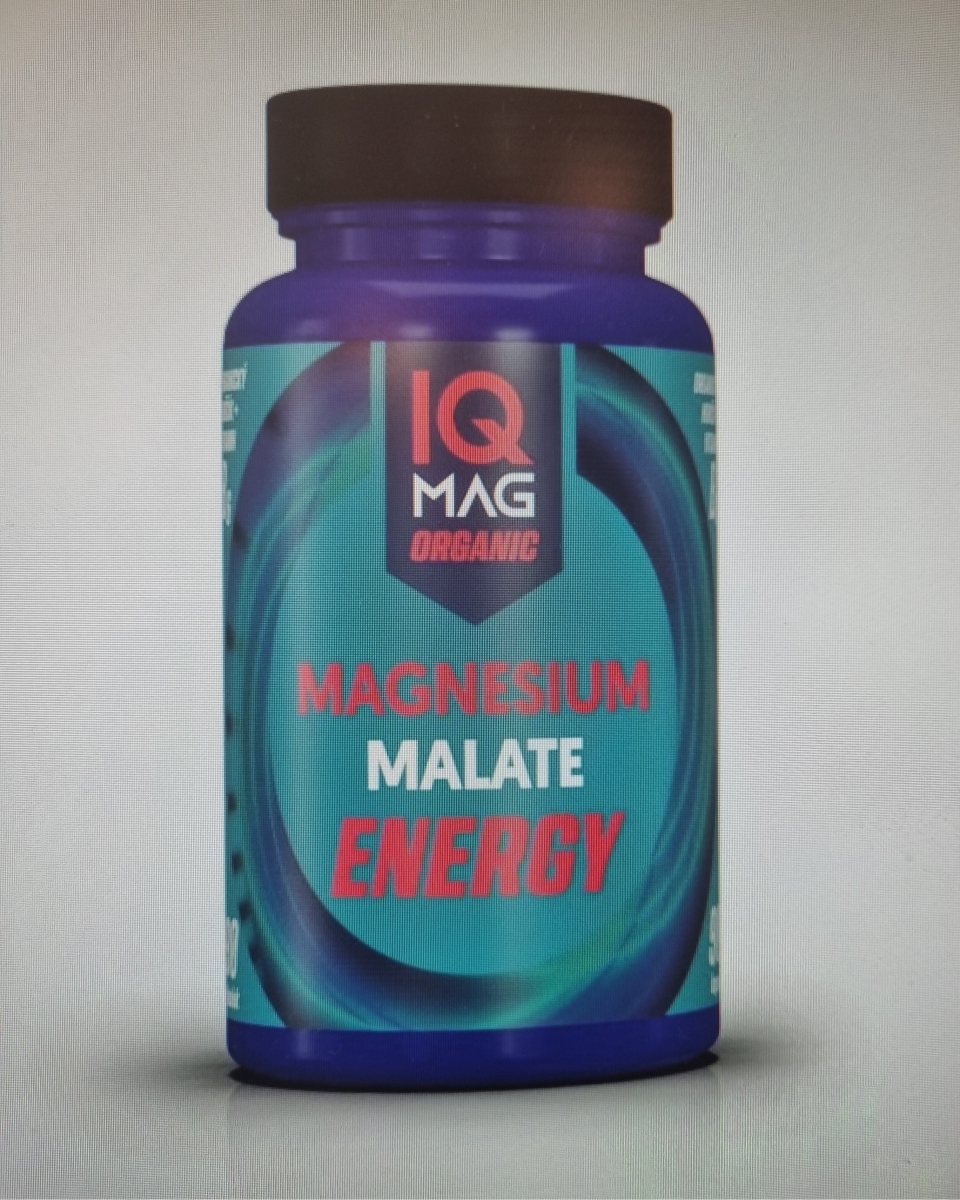IQ MAG ENERGY ORGANICKÝ HOŘČÍK MALÁT+ B6 90 TOB.