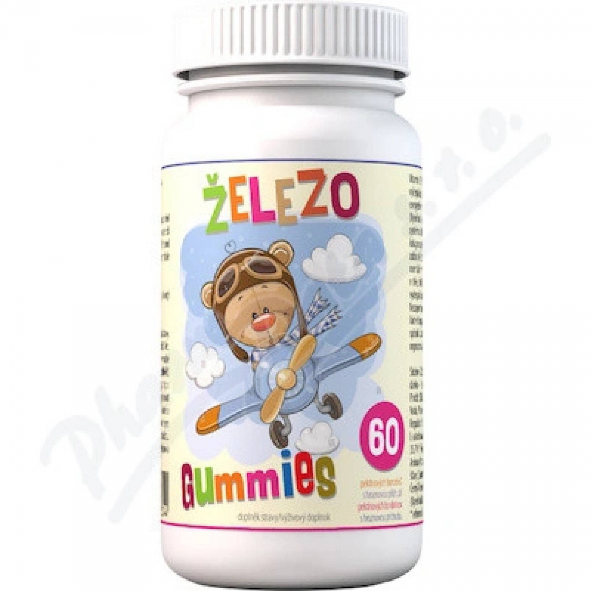 CLINICAL Železo Gummies 60 pektinových bonbónů