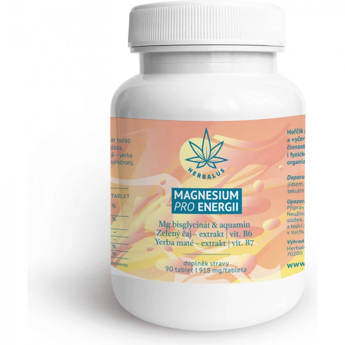 HERBALUS MAGNESIU PRO ENERGII 90TBL