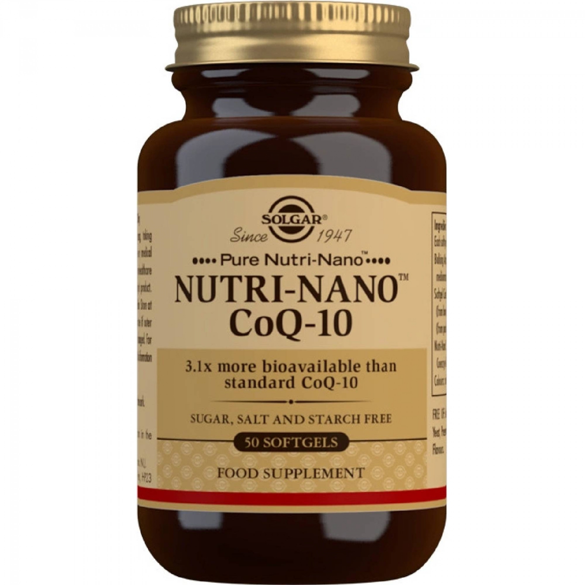 Solgar Nutri-Nano Koenzym Q-10 50 kapslí