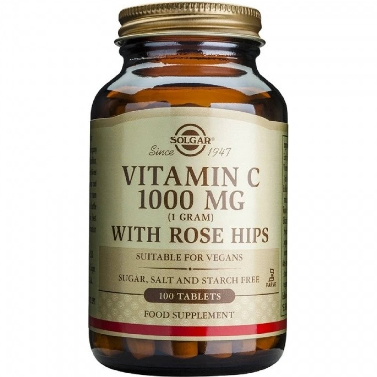 Solgar Vitamín C 1000 mg se šípkem 100 tablet
