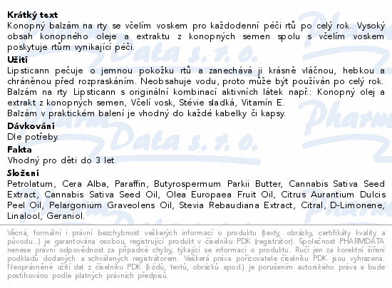 Annabis Lipsticann konopný balzám na rty 15ml