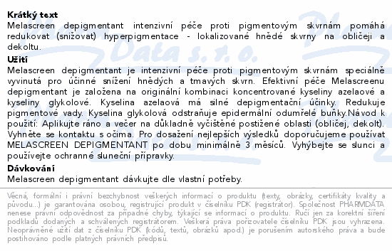 DUCRAY Melascreen Intenzivní depigment.péče 30ml