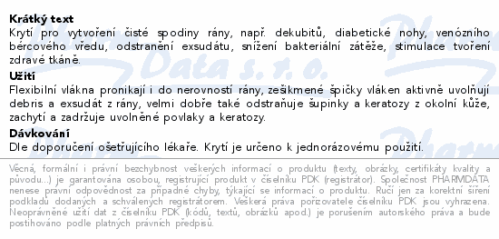 Krytí pro čištění rány Debrisoft PAD steril 5ks