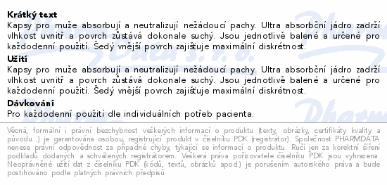 Depend inkontinenční kapsy pro muže vel.2 14ks