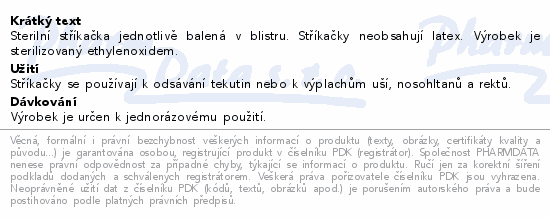 Stříkačka výplachová 100ml Steriwund