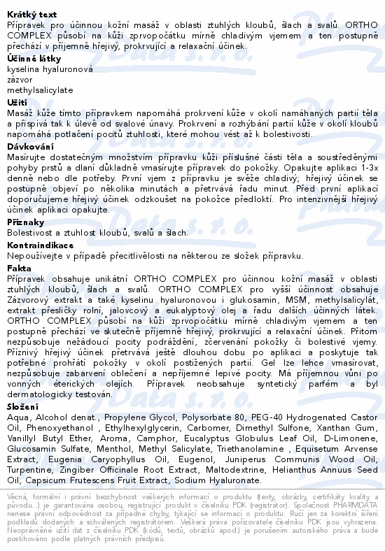 ORTHO HELP emulgel 100ml
