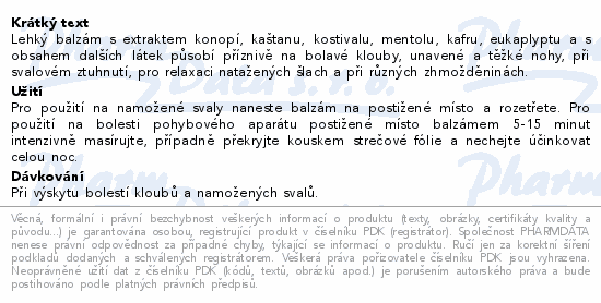 BIONE bylin.balzám Kostival/Kaštan koň.300ml