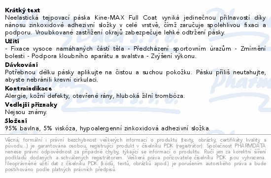 KineMAX Full Coat neelast. tejp 3.8cmx10m
