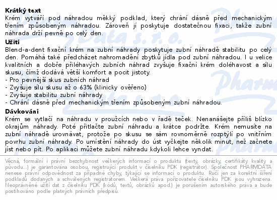 Blend-a-Dent upev.krém Fresh Complete 47g