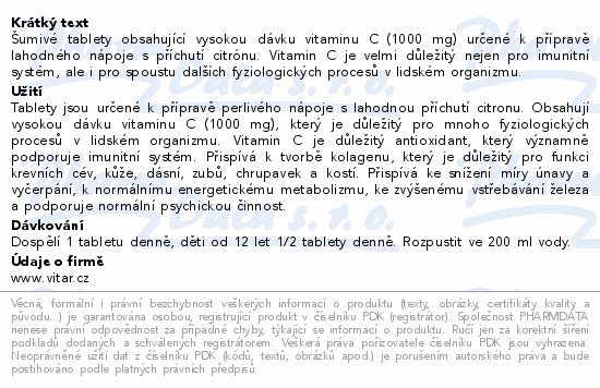 Revital C vitamin 1000mg citron eff.tbl.20