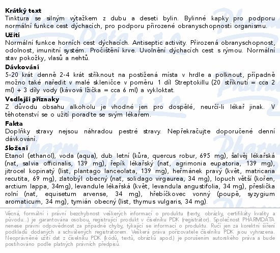 STREPTOkill 25ml kapky s ústním aplikátorem