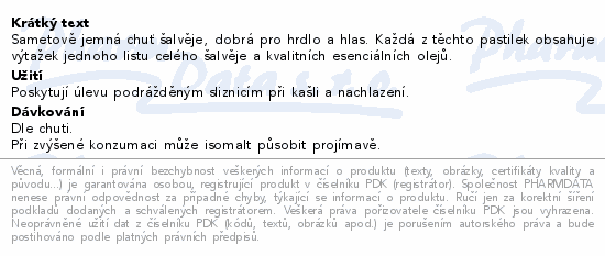 Em-Eukal Šalvějové dropsy s vit.C bez cukru 50g