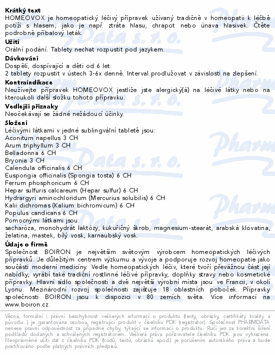 Homeovox slg.tbl.nob.60