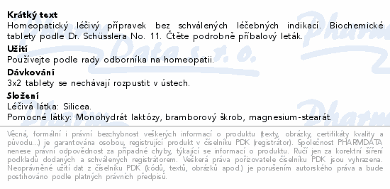 Silicea DHU D5-D30 tbl.nob.200