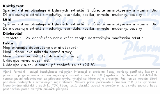 APOROSA Spánek-Stres tbl.60+15