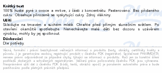 KUBÍK 100% ovoc.kapsička malina-jabl-mrk-ban 100g