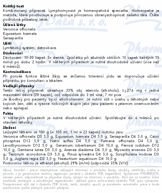 Lymphomyosot Heel gtt.1x30ml