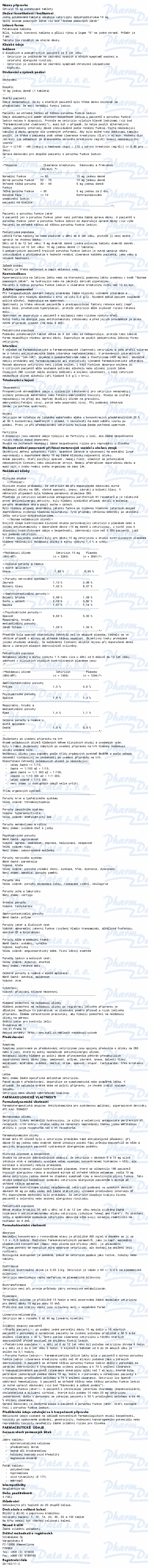 Cetixin 10mg por.tbl.flm.30x10mg