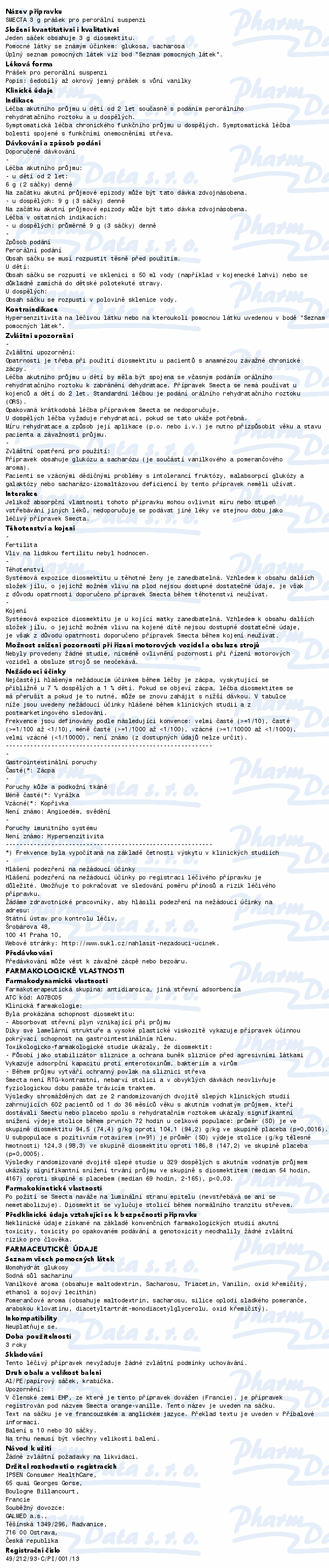 Smecta por.plv.sus.30x3gm